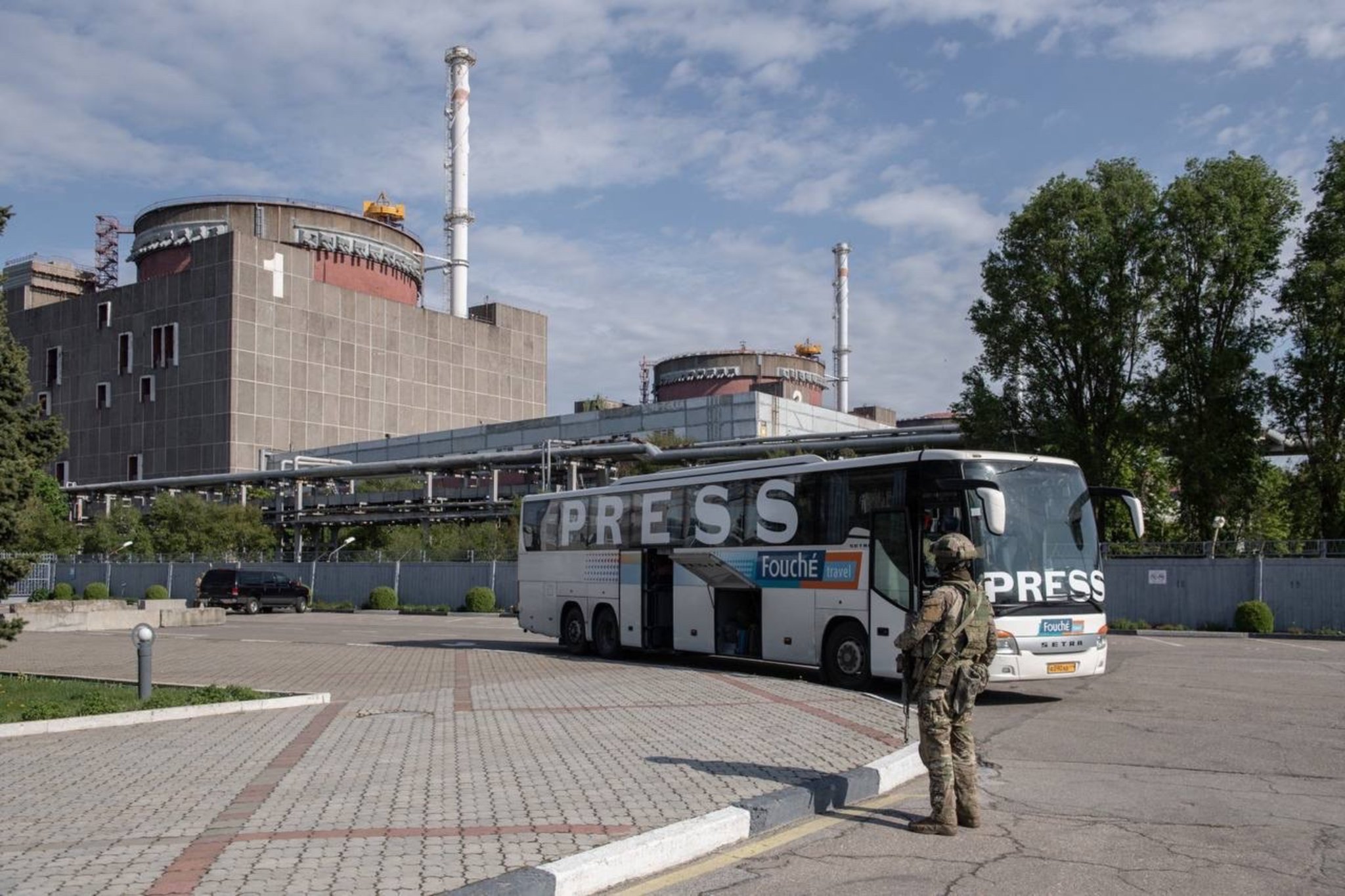 Російські окупанти намагаються створити пропагандистську картинку про «безпеку» на Запорізькій АЕС